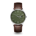 BERLIN green / Heritage 20 dark brown silver