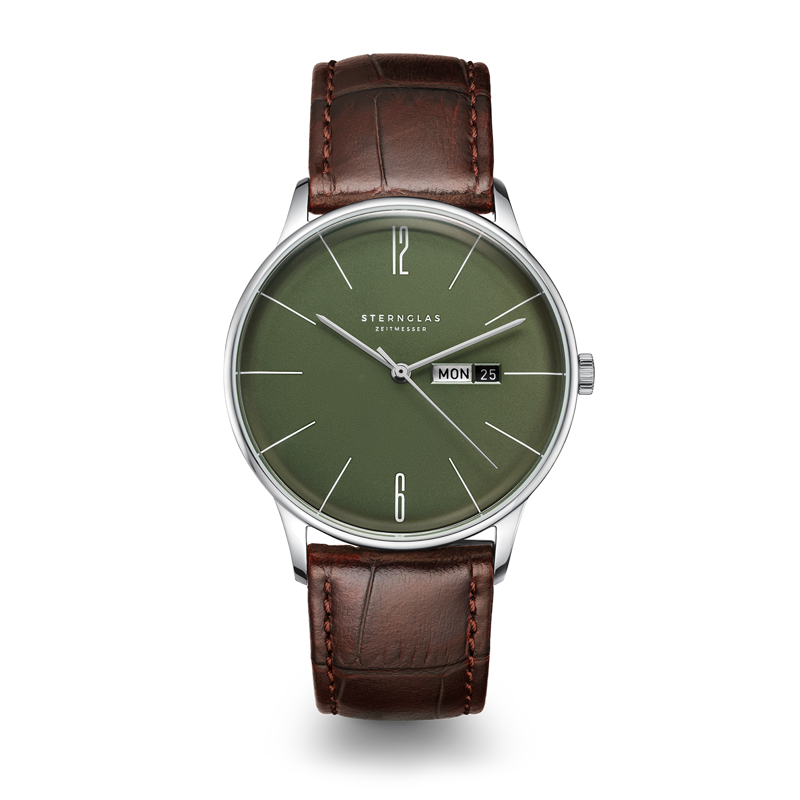 BERLIN green / Heritage 20 dark brown silver