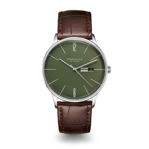 BERLIN green / Heritage 20 dark brown silver