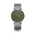 BERLIN green / Milanaise 20 silver