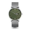 BERLIN green / Milanaise 20 silver