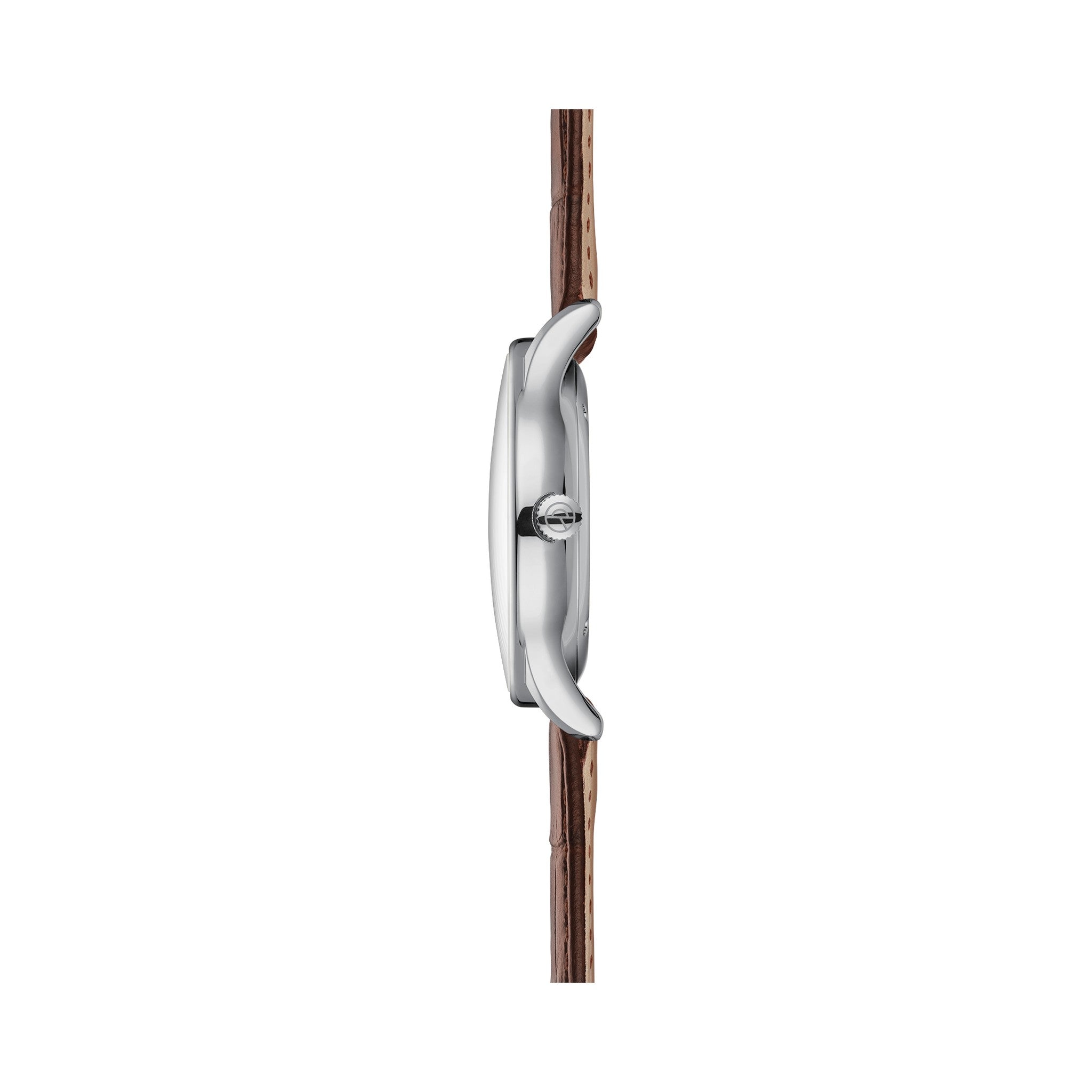 BERLIN silver silver / Heritage 20 dark brown