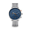 HAMBURG Chrono  dark blue silver / SuperSlim 20 silver