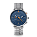 HAMBURG Chrono  dark blue silver / SuperSlim 20 silver