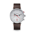 HAMBURG Chrono silver-satined silver / Vintage 20 mocha