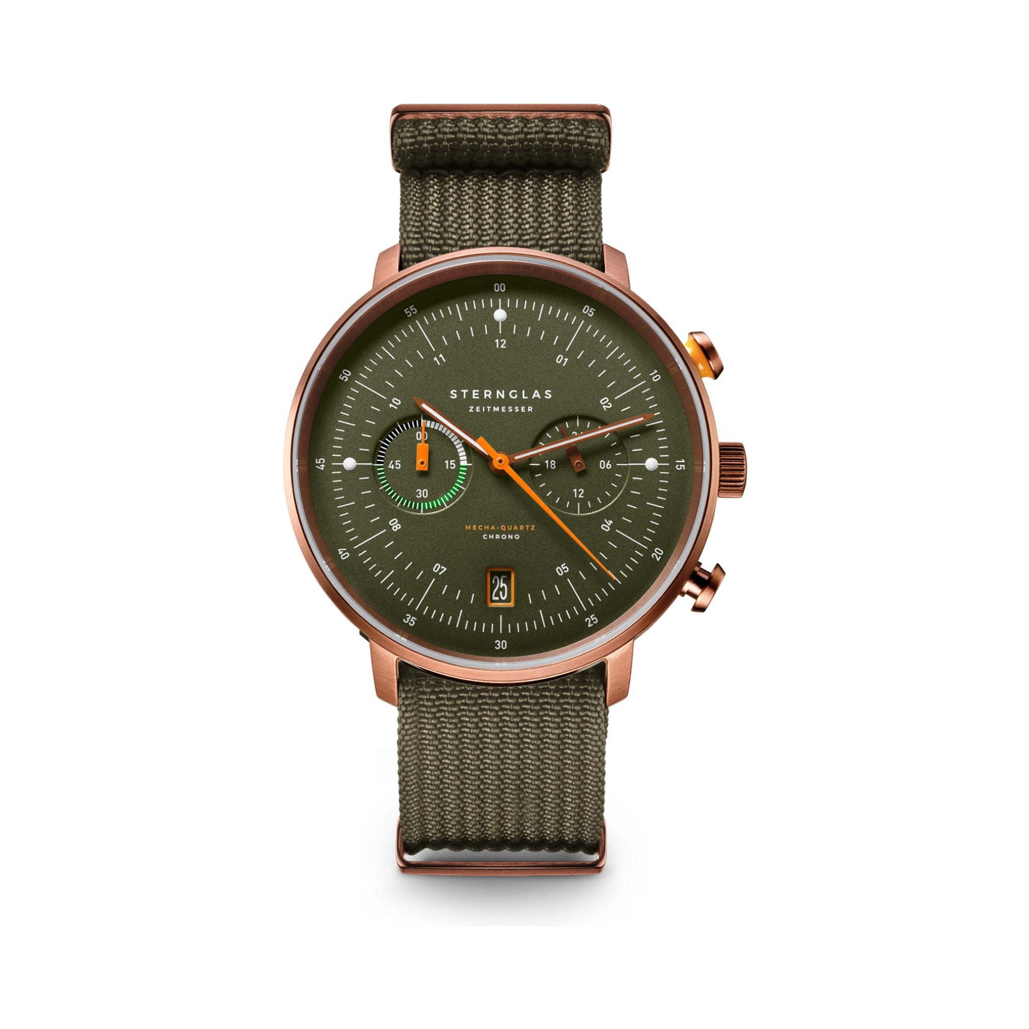HAMBURG Chrono green bronze / Field 20 green