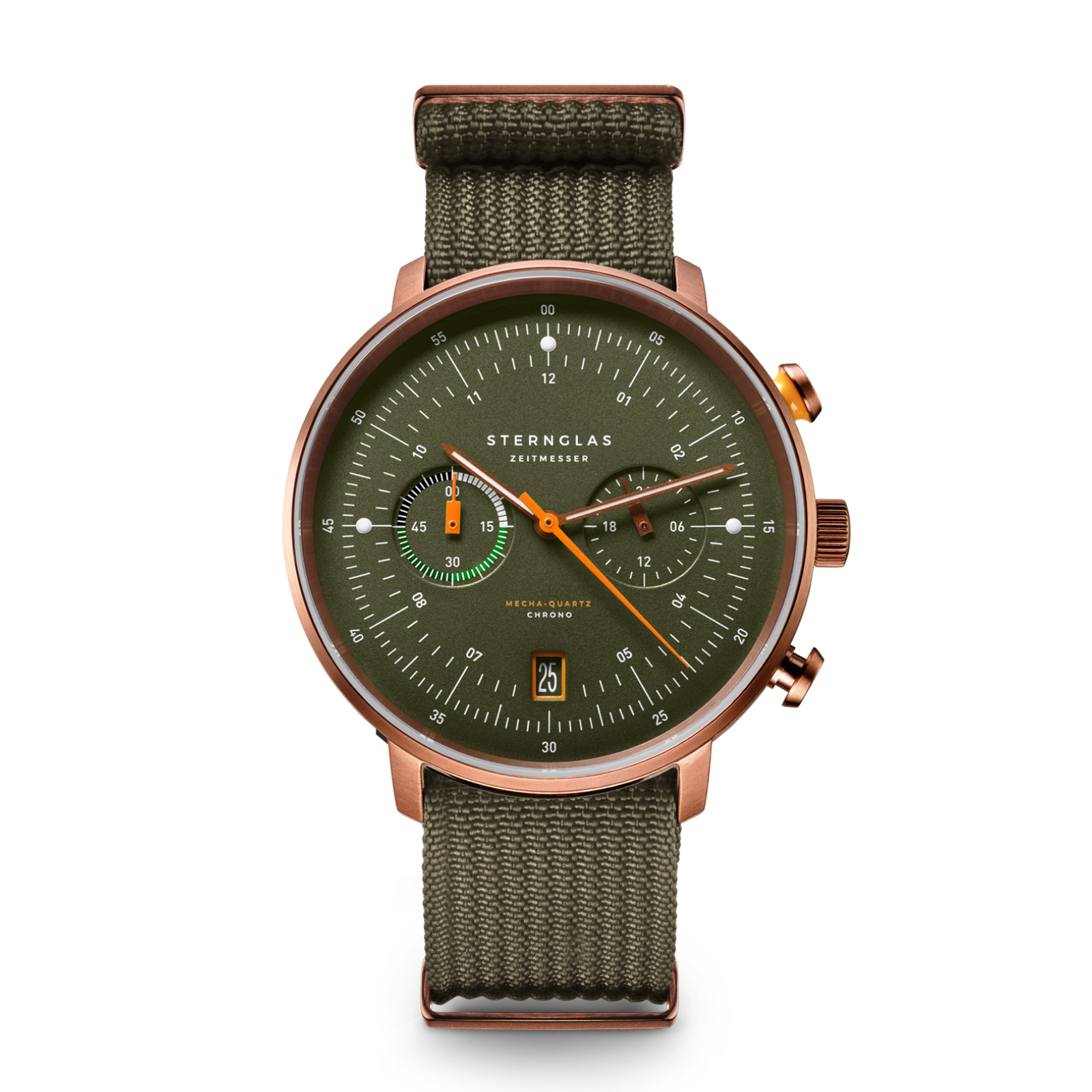 HAMBURG Chrono green bronze / Field 20 green