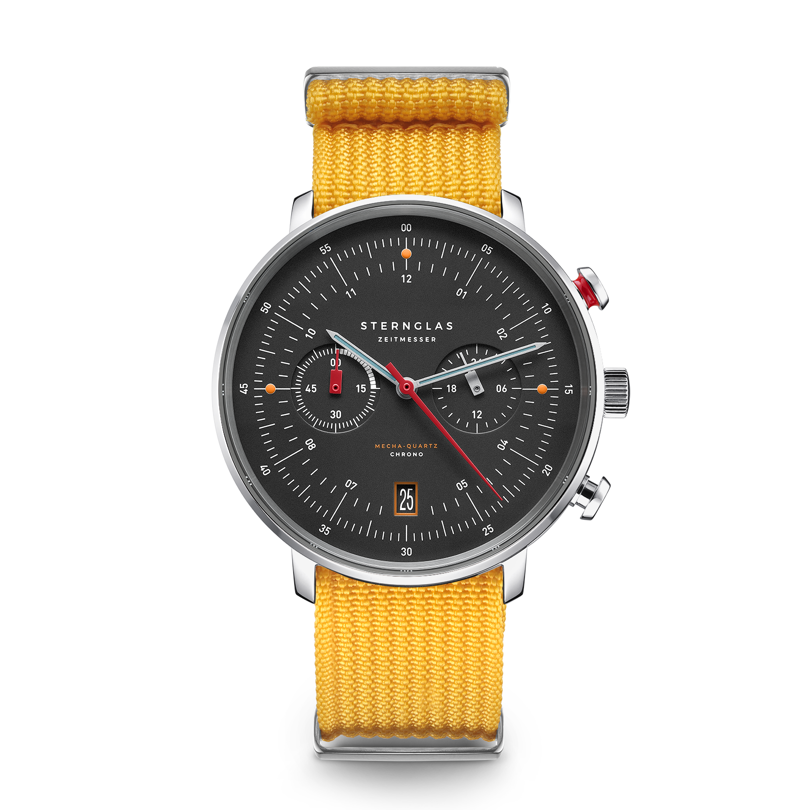 HAMBURG Chrono Edition Neuwerk schwarz silber / Field 20 signalgelb