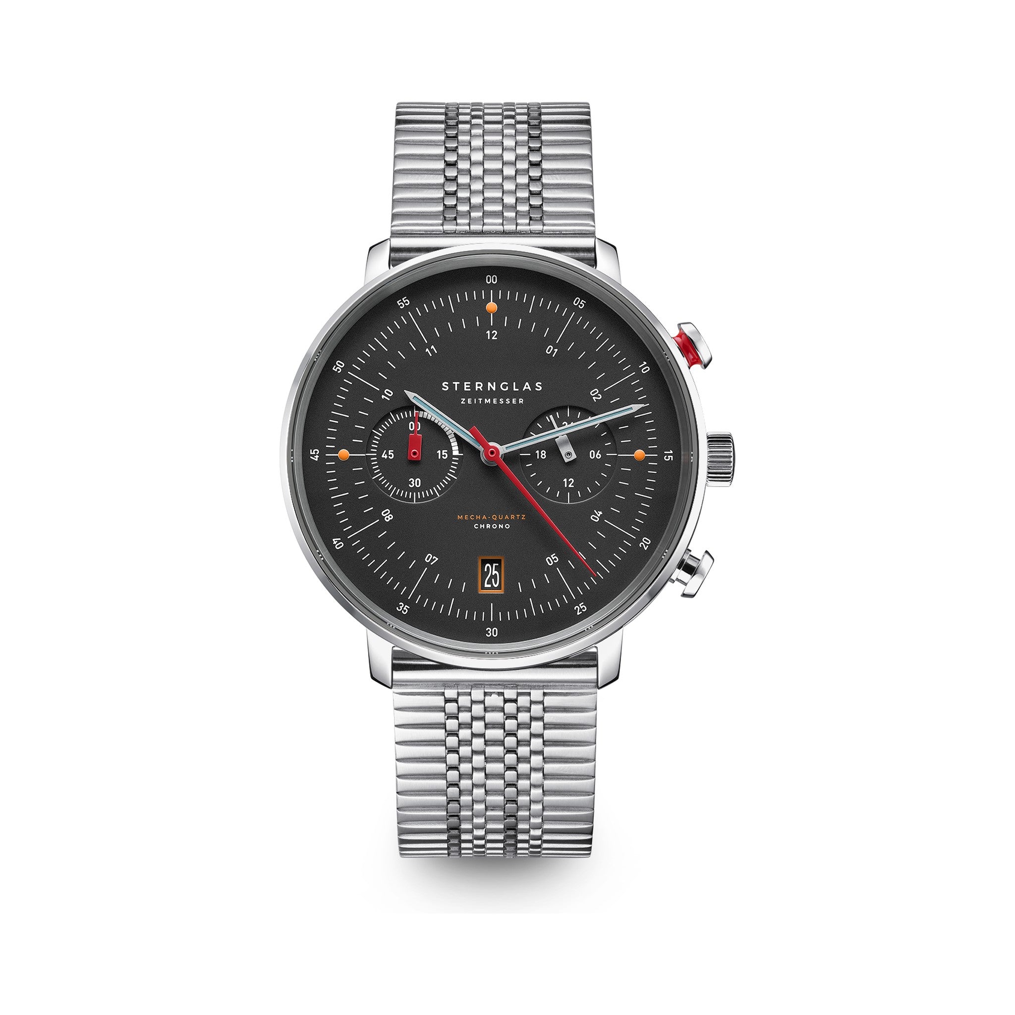 HAMBURG Chrono Edition Neuwerk schwarz silber / Superslim 20 silber