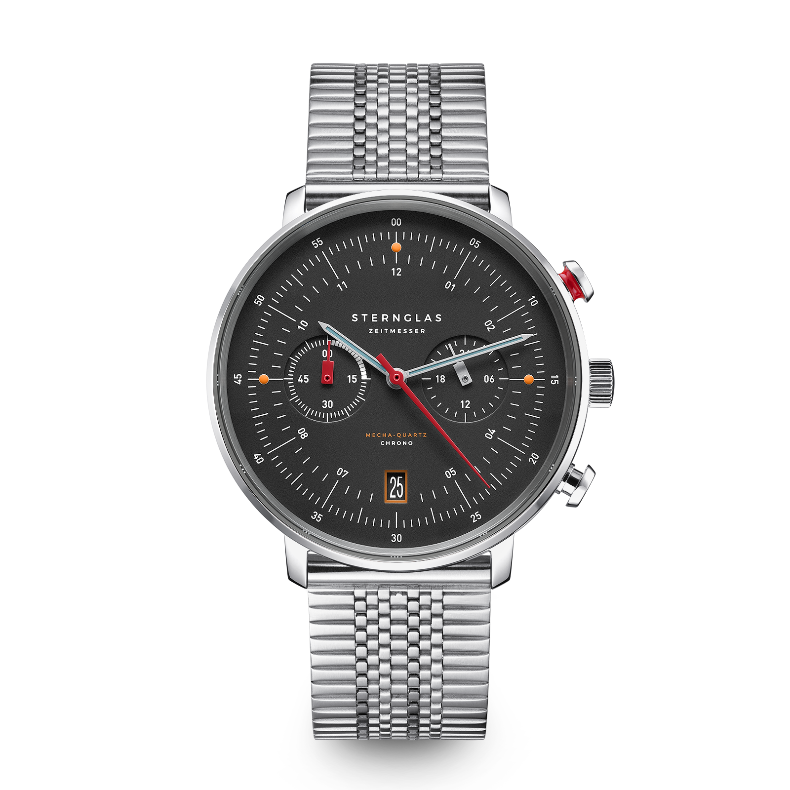 HAMBURG Chrono Edition Neuwerk schwarz silber / Superslim 20 silber