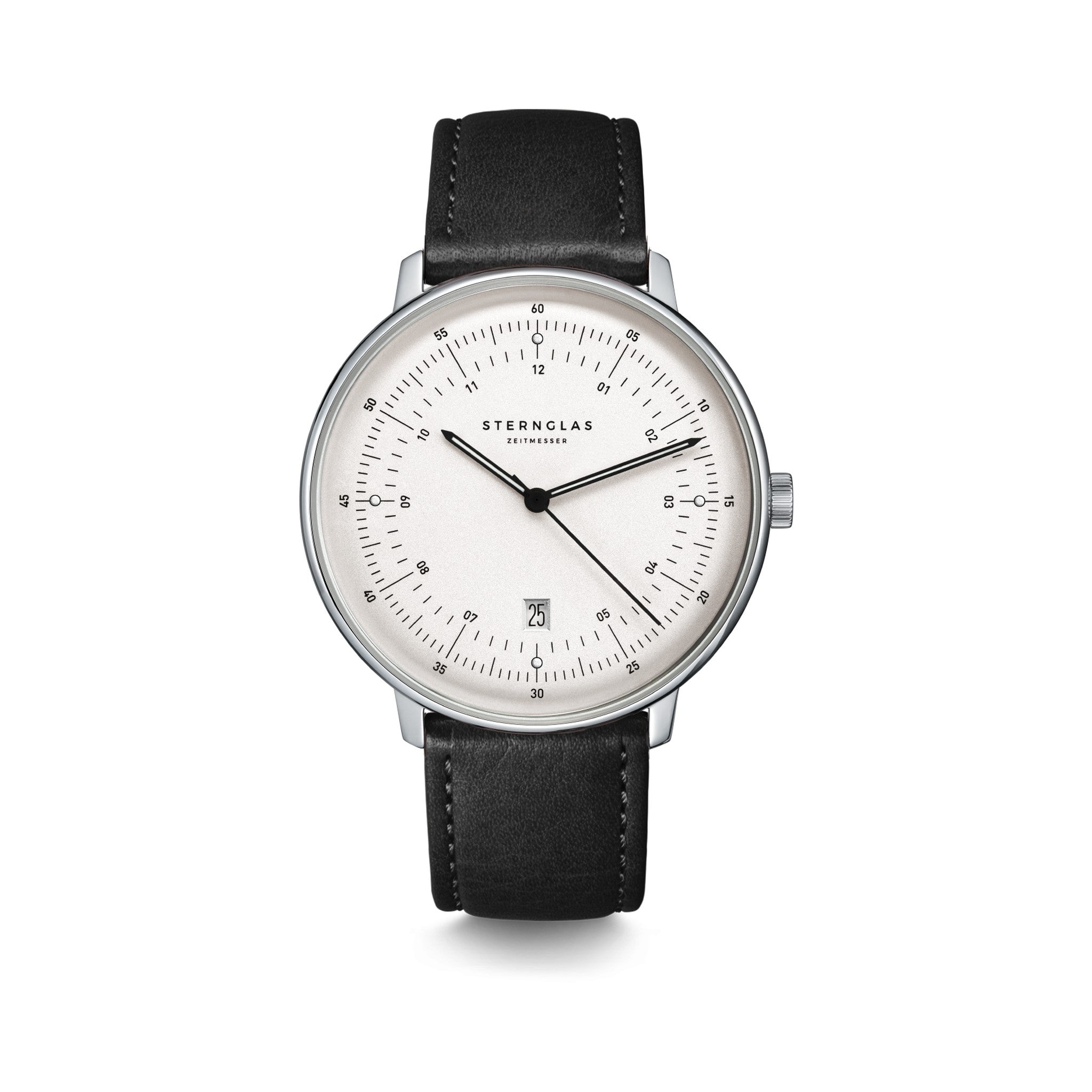 HAMBURG satined-silver silver / Modena 20 black silver