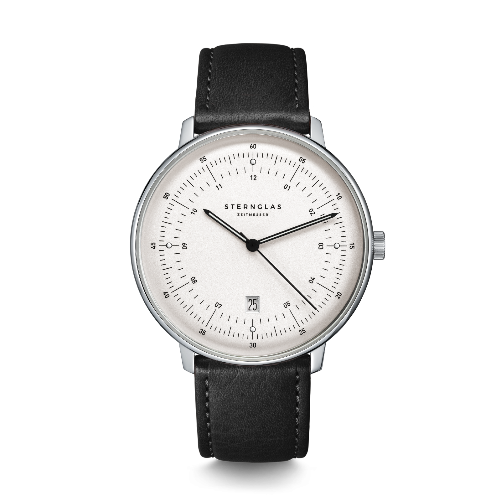 HAMBURG satined-silver silver / Modena 20 black silver