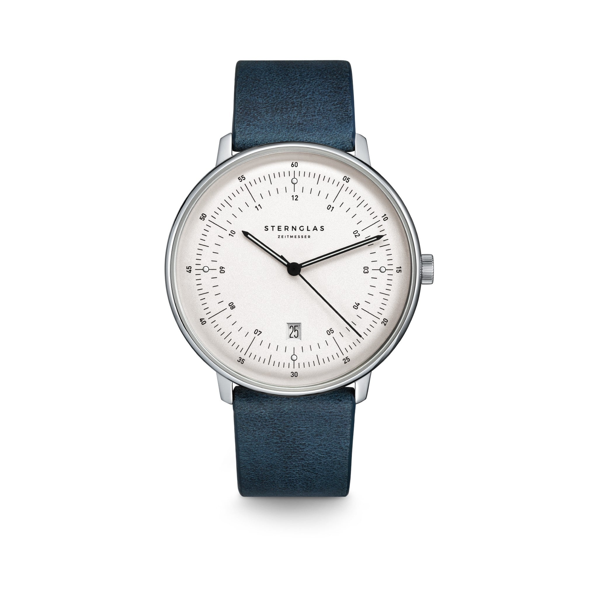 HAMBURG satined-silver silver / Vintage midnight blue