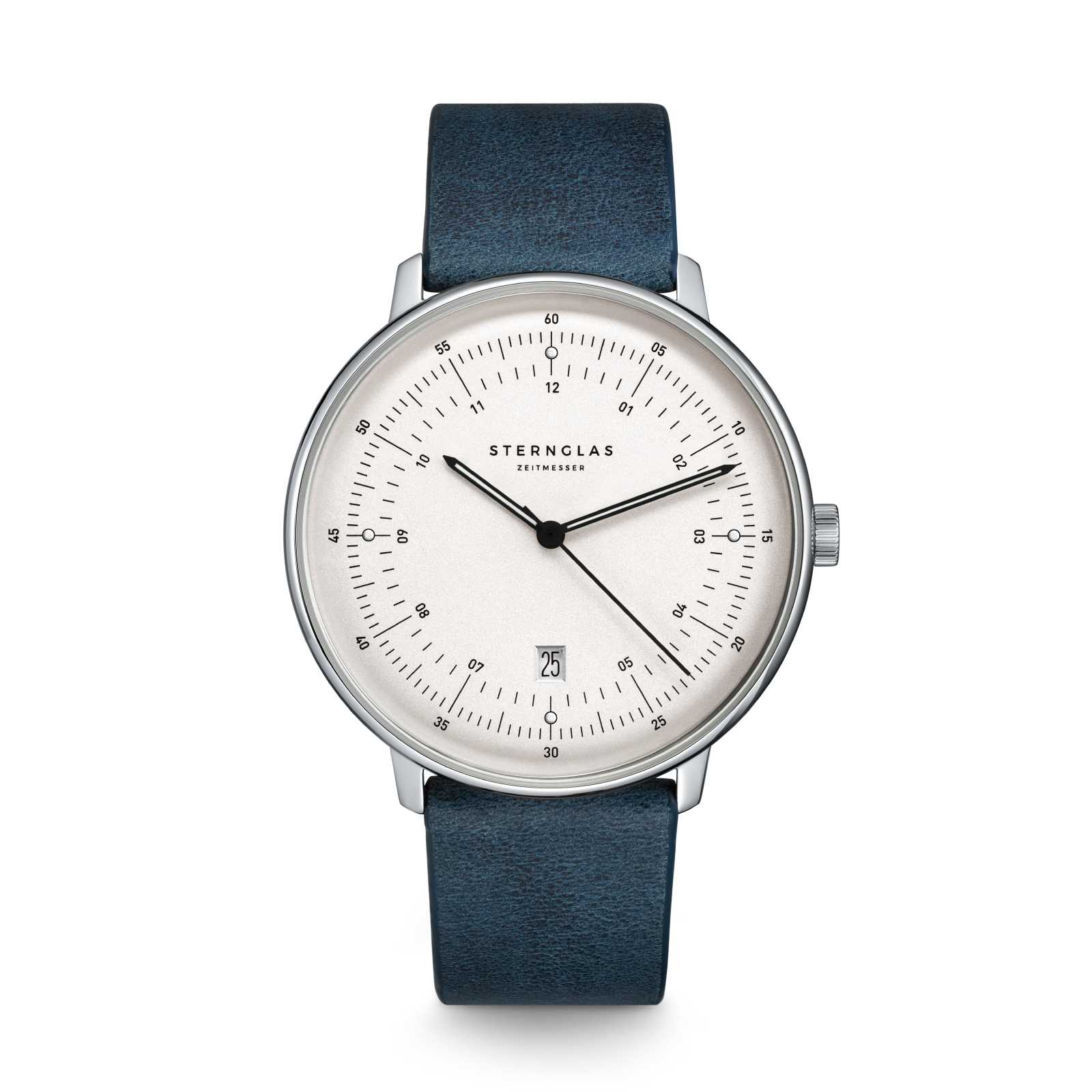 HAMBURG satined-silver silver / Vintage midnight blue
