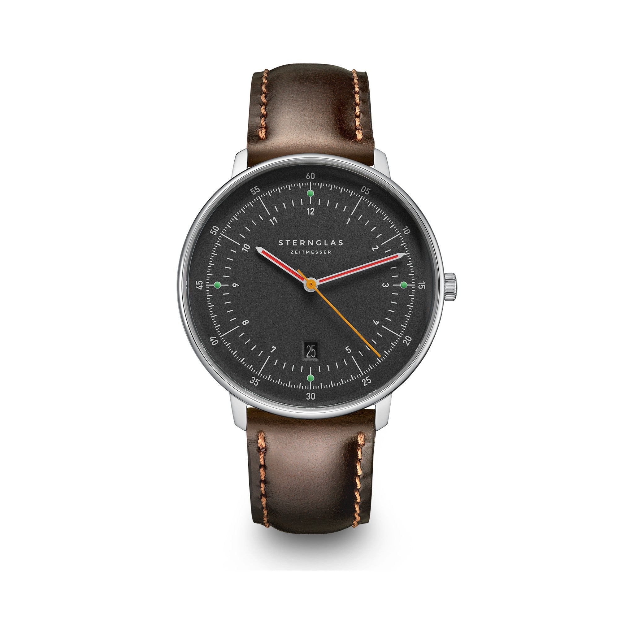 HAMBURG new graphite silver / Bridle 20 dark brown