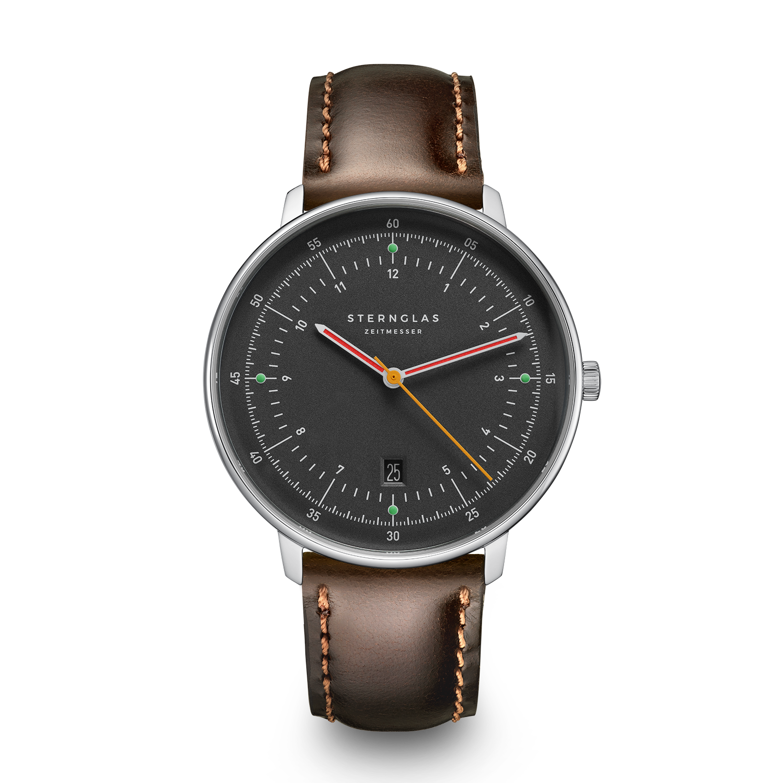 HAMBURG new graphite silver / Bridle 20 dark brown
