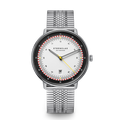 HAMBURG Edition Hafen grey silver / SuperSlim metal strap 20 silver