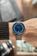 HAMBURG Edition 1911 dark blue silver / Vintage 20 mocha