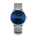 NAOS sunburst blue silver / Milanaise silver