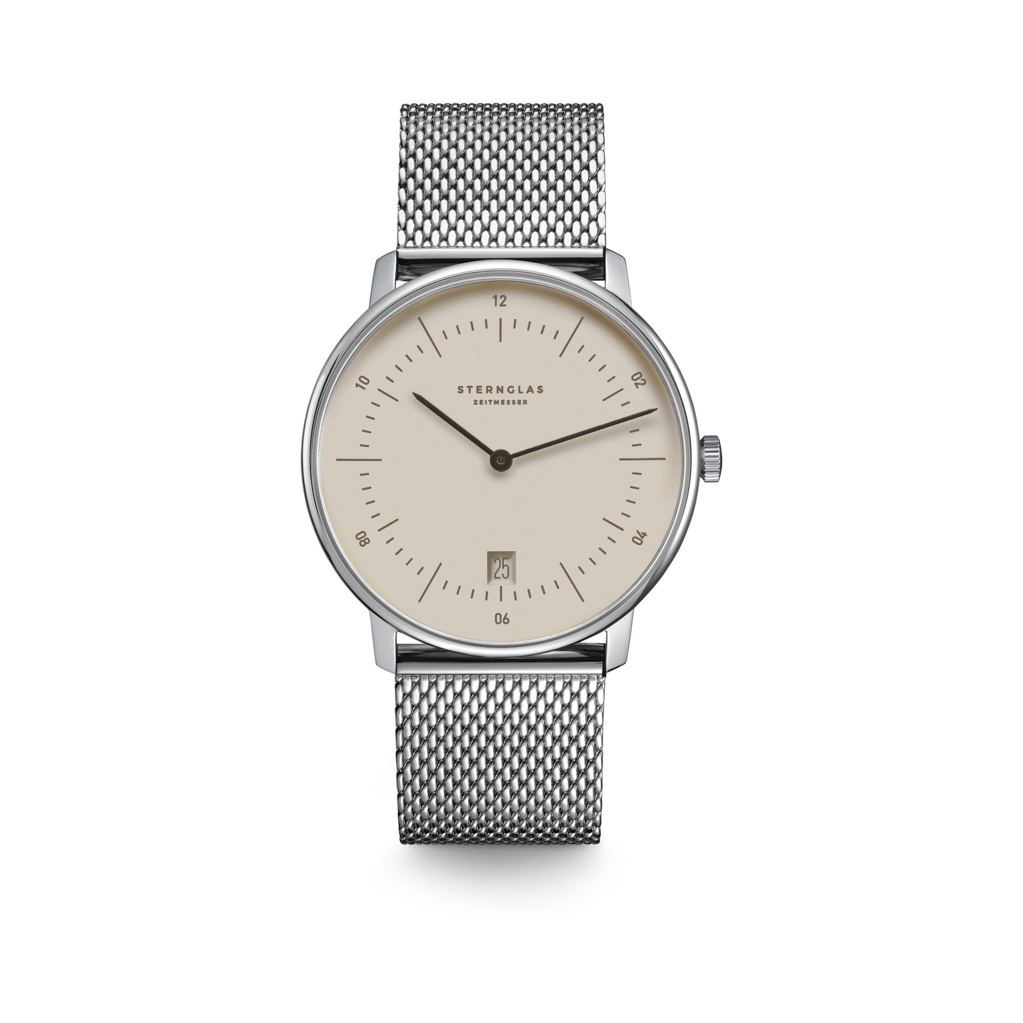 NAOS light brown silver / Milanaise 20 silver