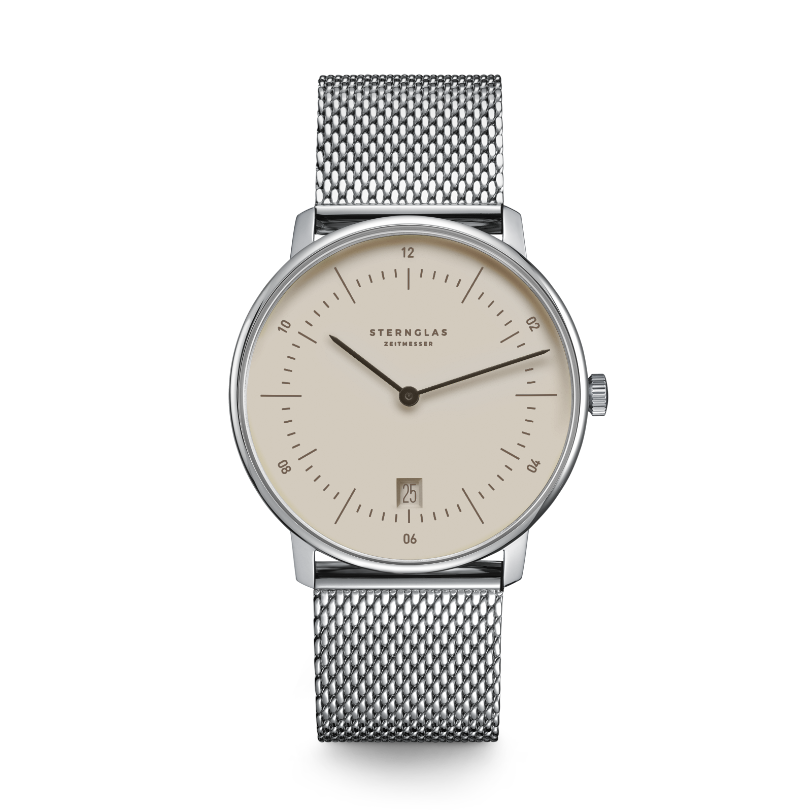 NAOS light brown silver / Milanaise 20 silver