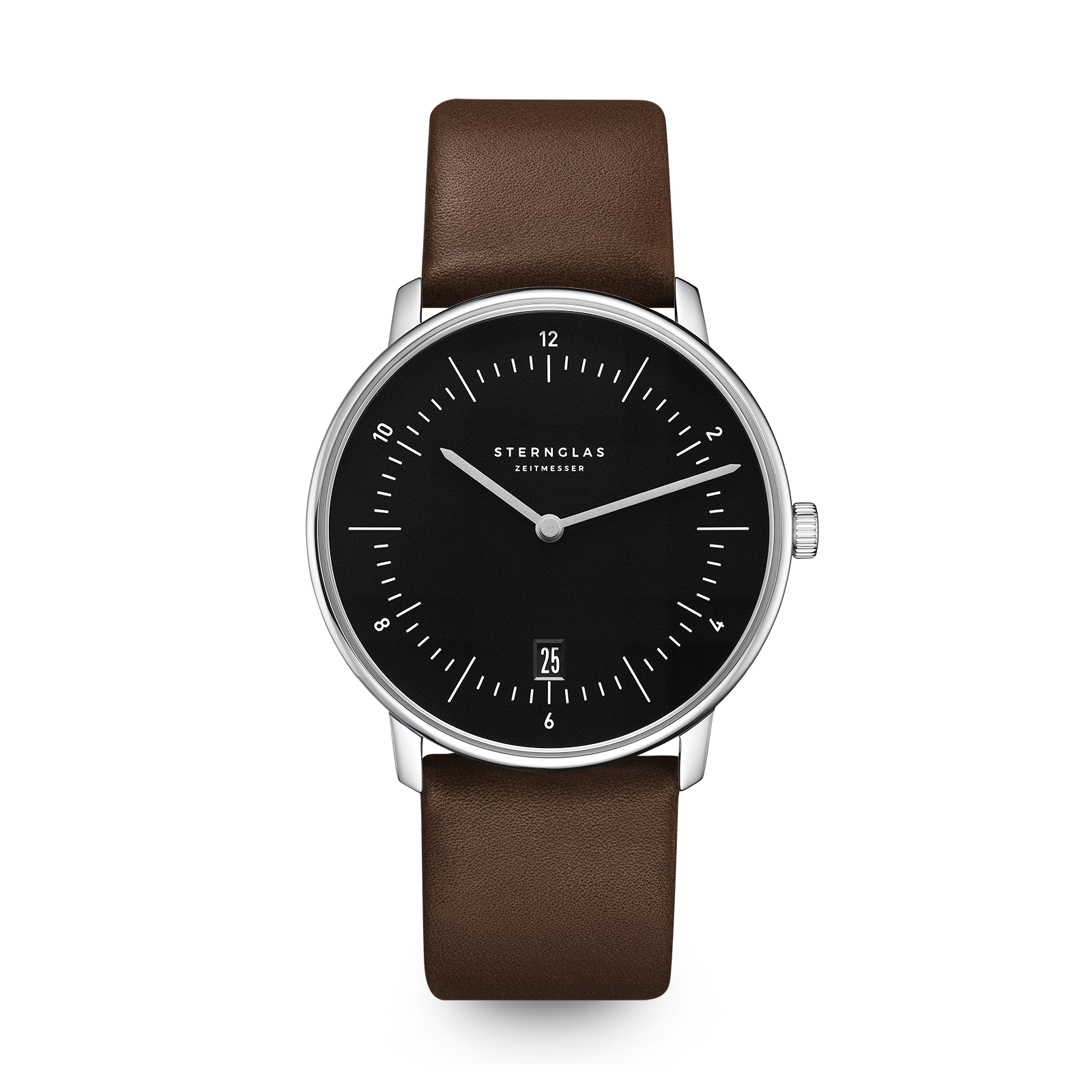 NAOS pianoblack silver / Premium 20 dark brown