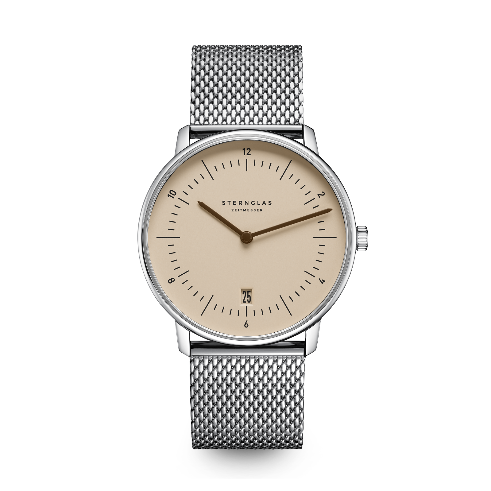NAOS sandbrown silver / Milanaise 20 silver