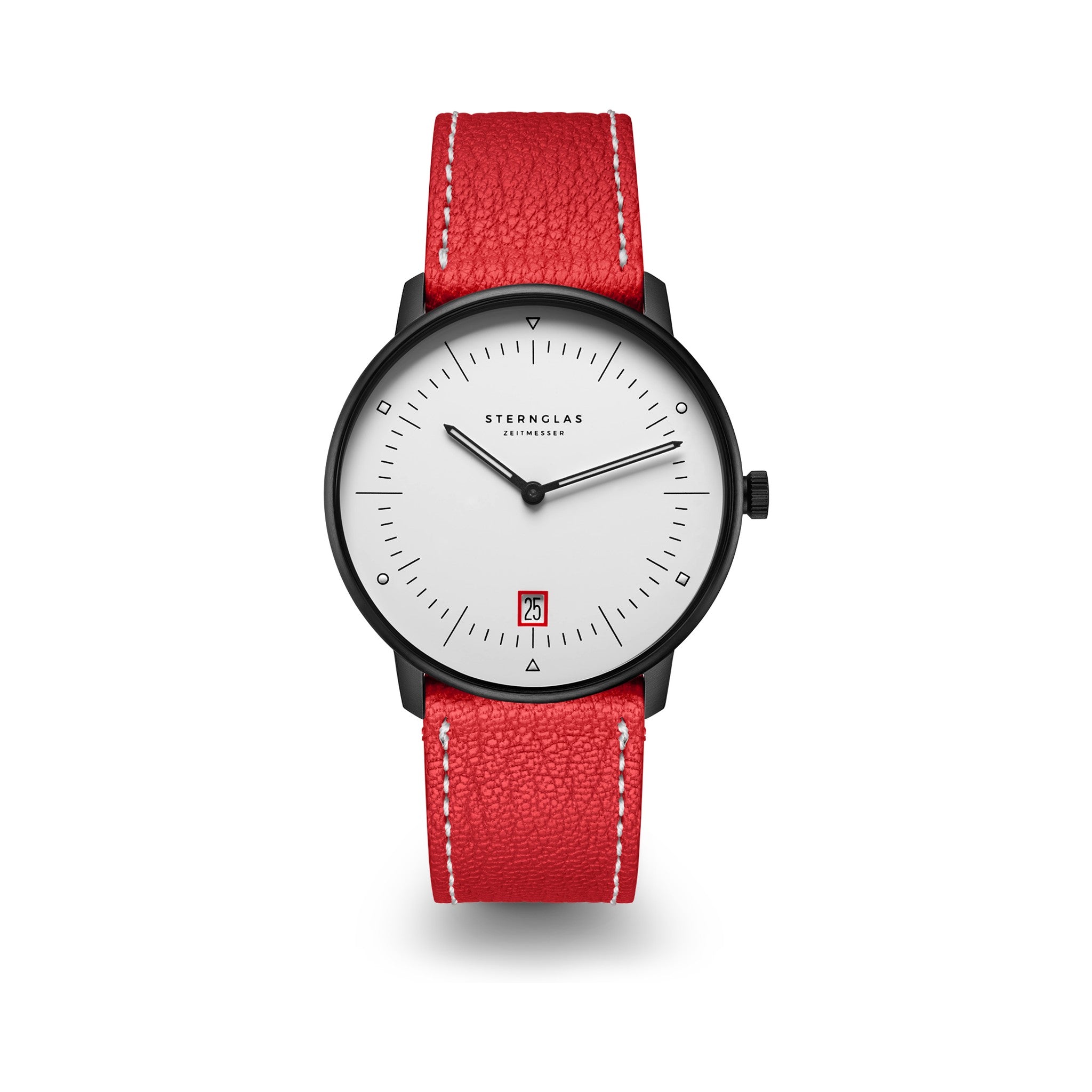 NAOS EDITION BAUHAUS III white black / Capra 20 red black (mat)
