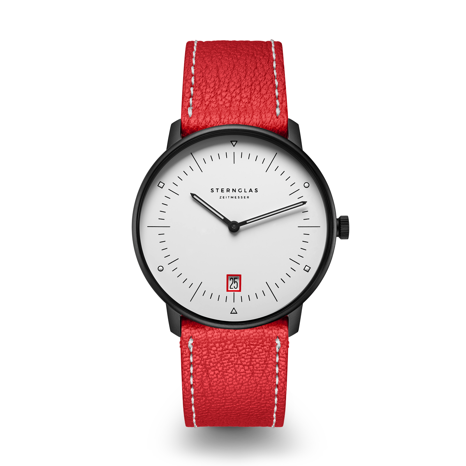 NAOS EDITION BAUHAUS III white black / Capra 20 red black (mat)