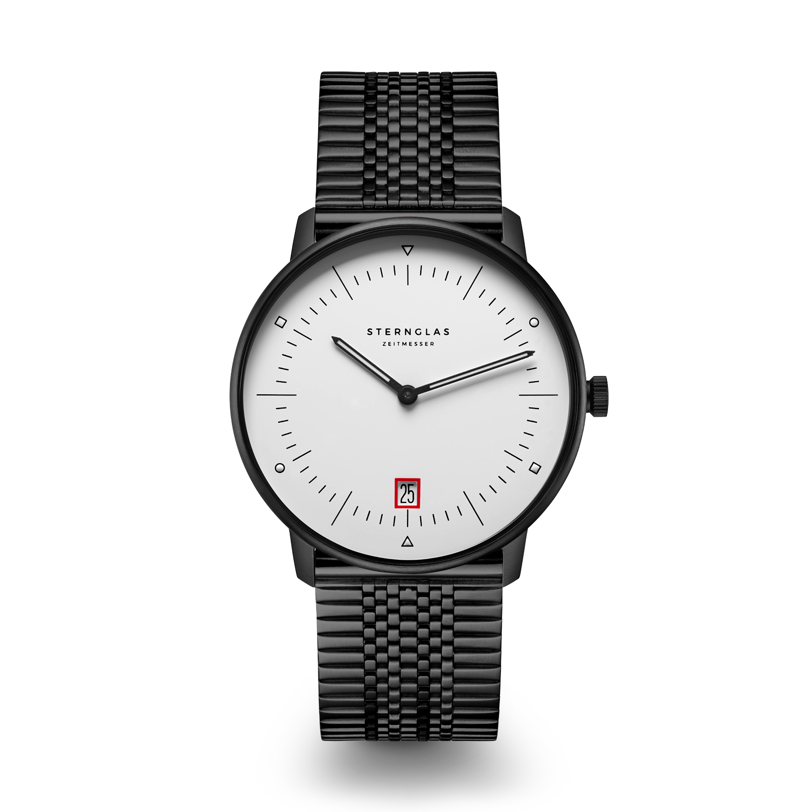 NAOS EDITION BAUHAUS III white black / SuperSlim  20 black (mat)