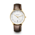 NAOS Edition Heritage white gold / Bridle 20 dark brown gold (polished)