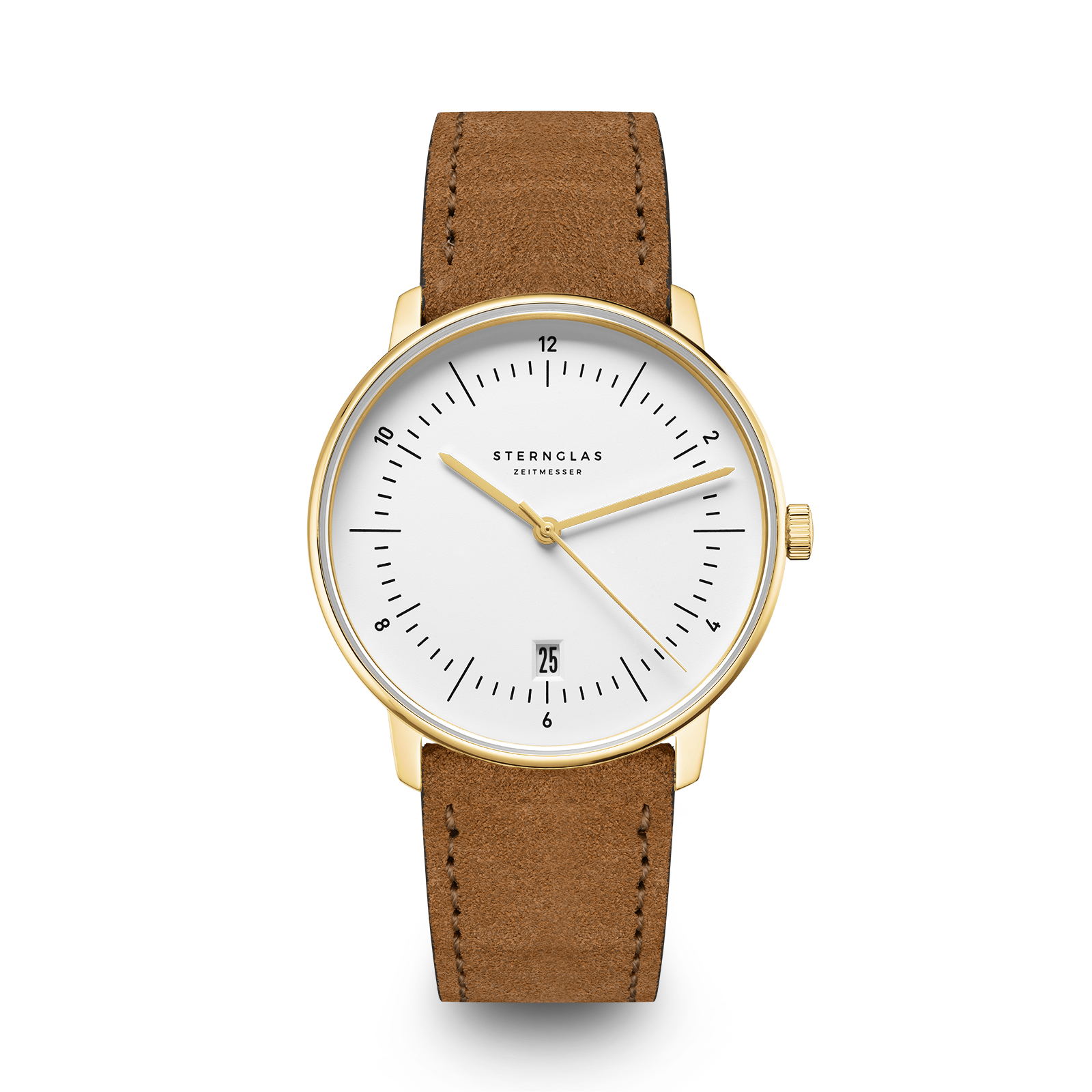 NAOS Edition Heritage white gold / suede 20 brown gold (polished)