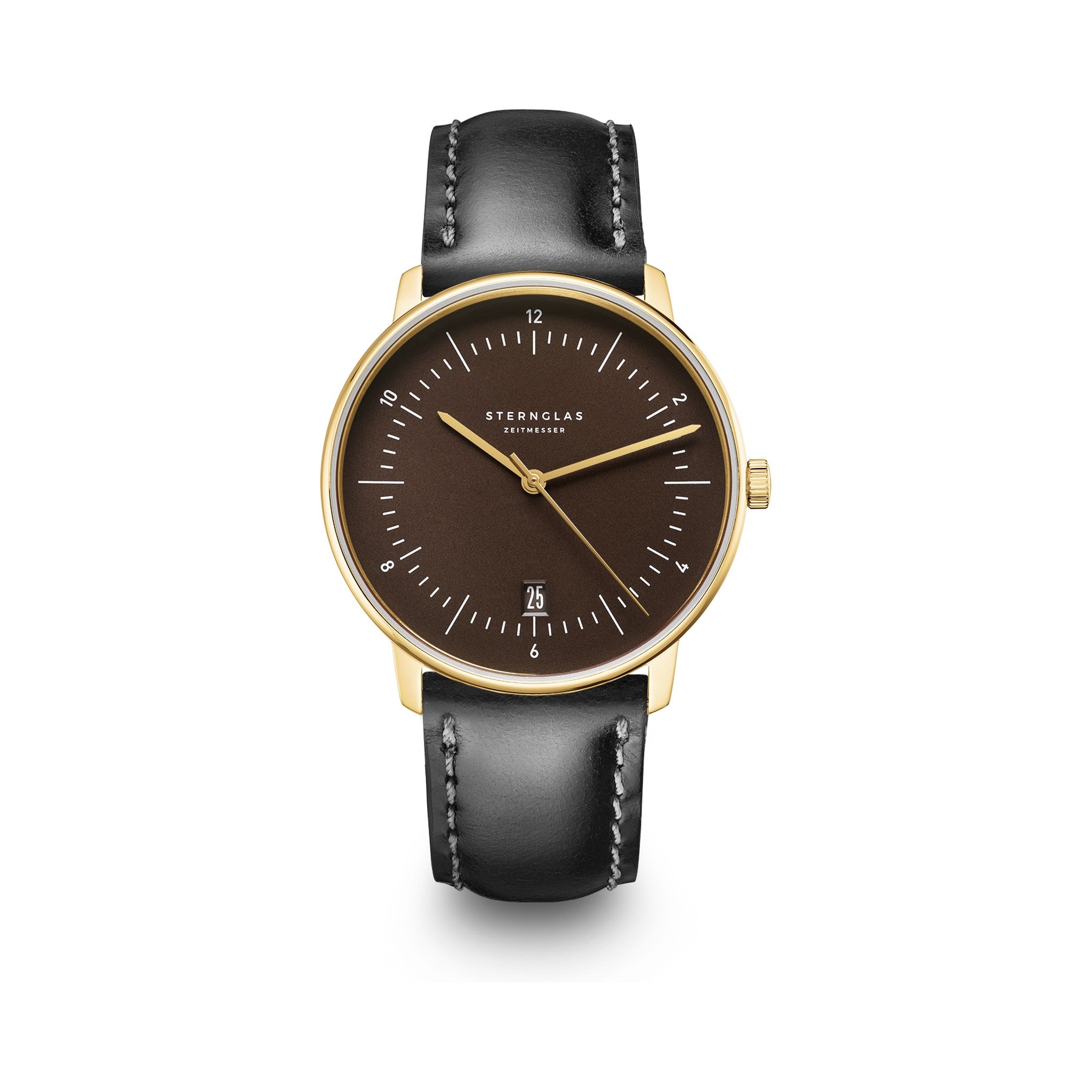 NAOS Edition Heritage dark brown gold / Bridle 20 black gold (polished)