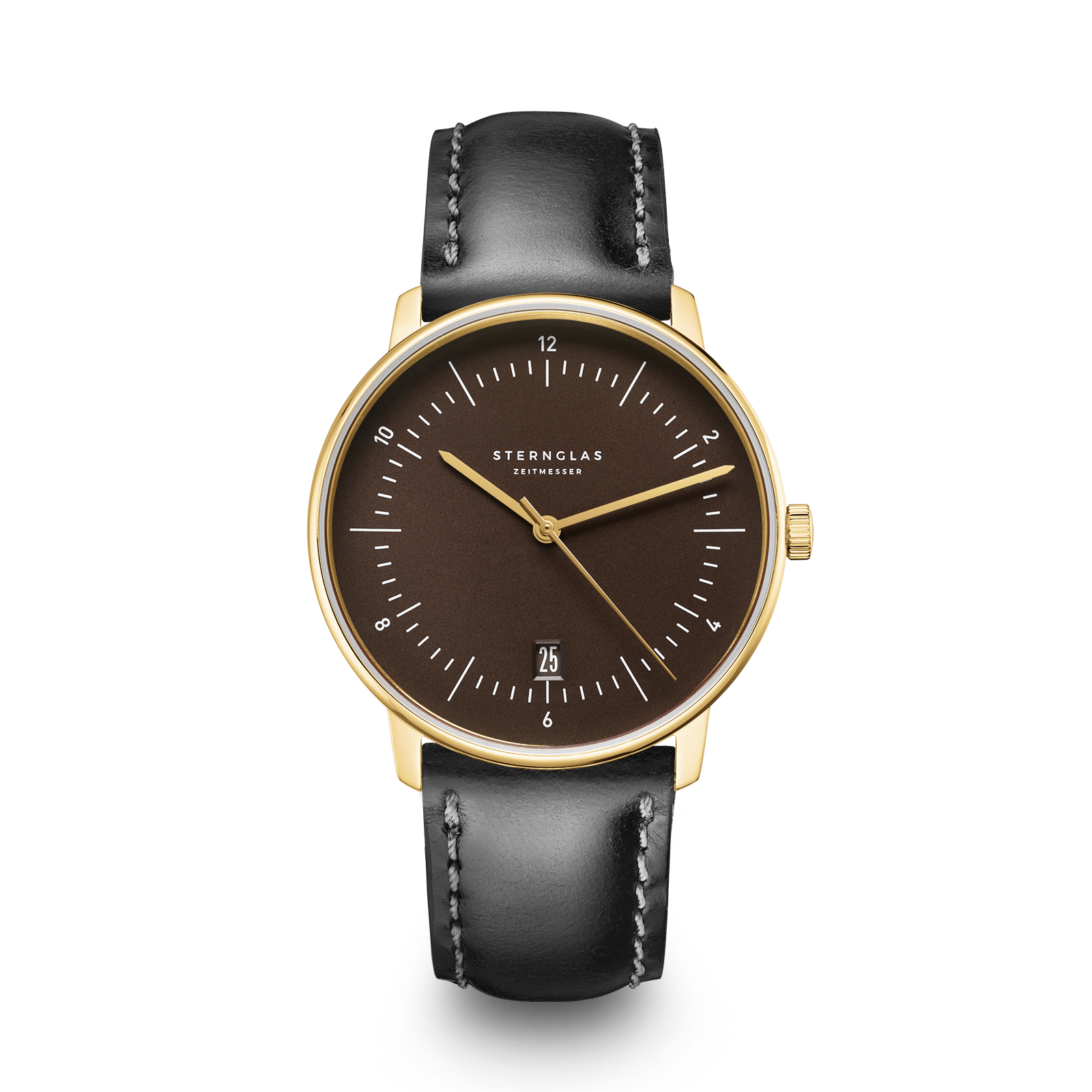 NAOS Edition Heritage dark brown gold / Bridle 20 black gold (polished)