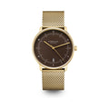 NAOS Edition Heritage dark brown gold / Milanaise 20 gold (polished)