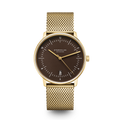 NAOS Edition Heritage dark brown gold / Milanaise 20 gold (polished)
