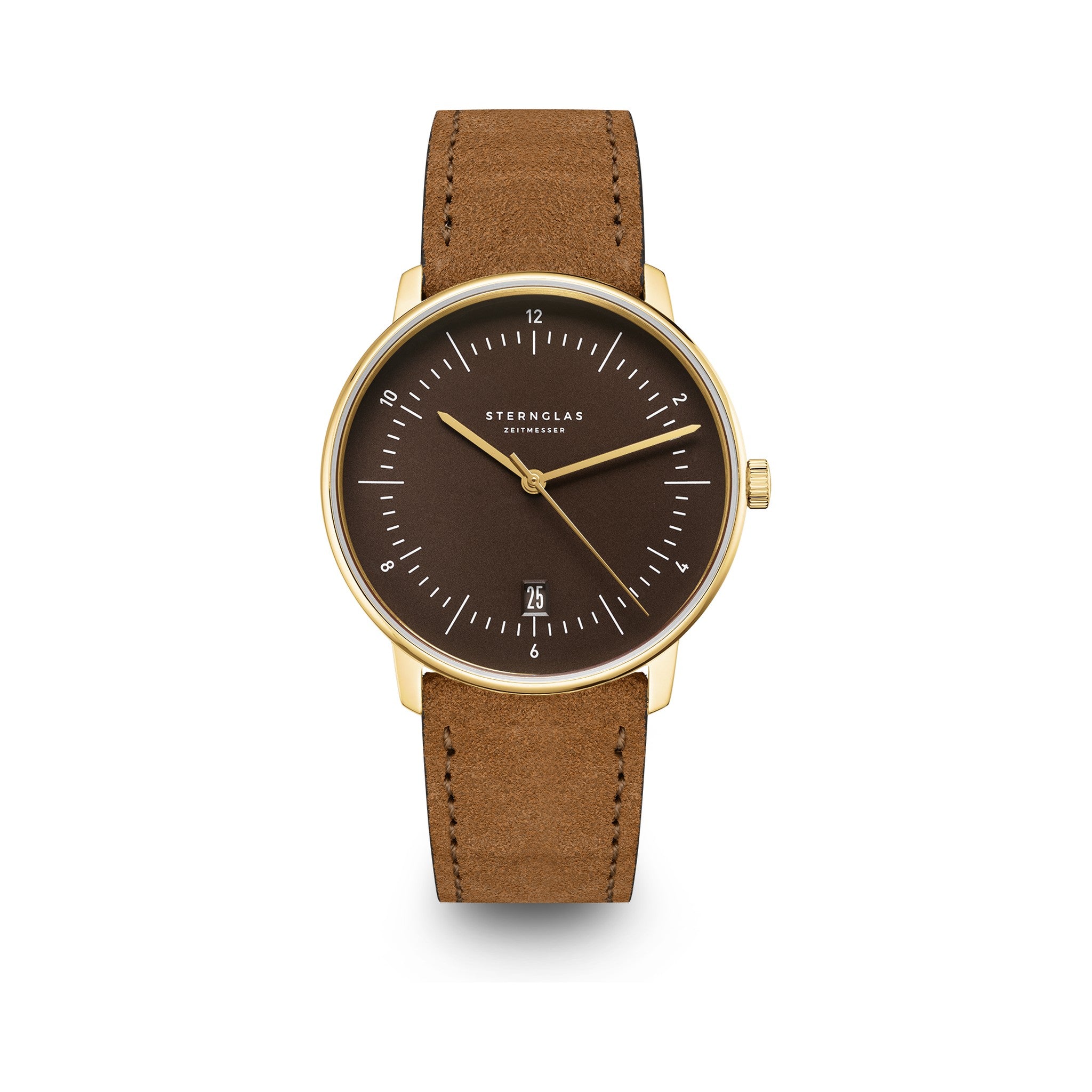 NAOS Edition Heritage dark brown gold / suede 20 brown gold (polished)