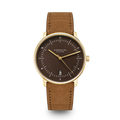 NAOS Edition Heritage dark brown gold / suede 20 brown gold (polished)