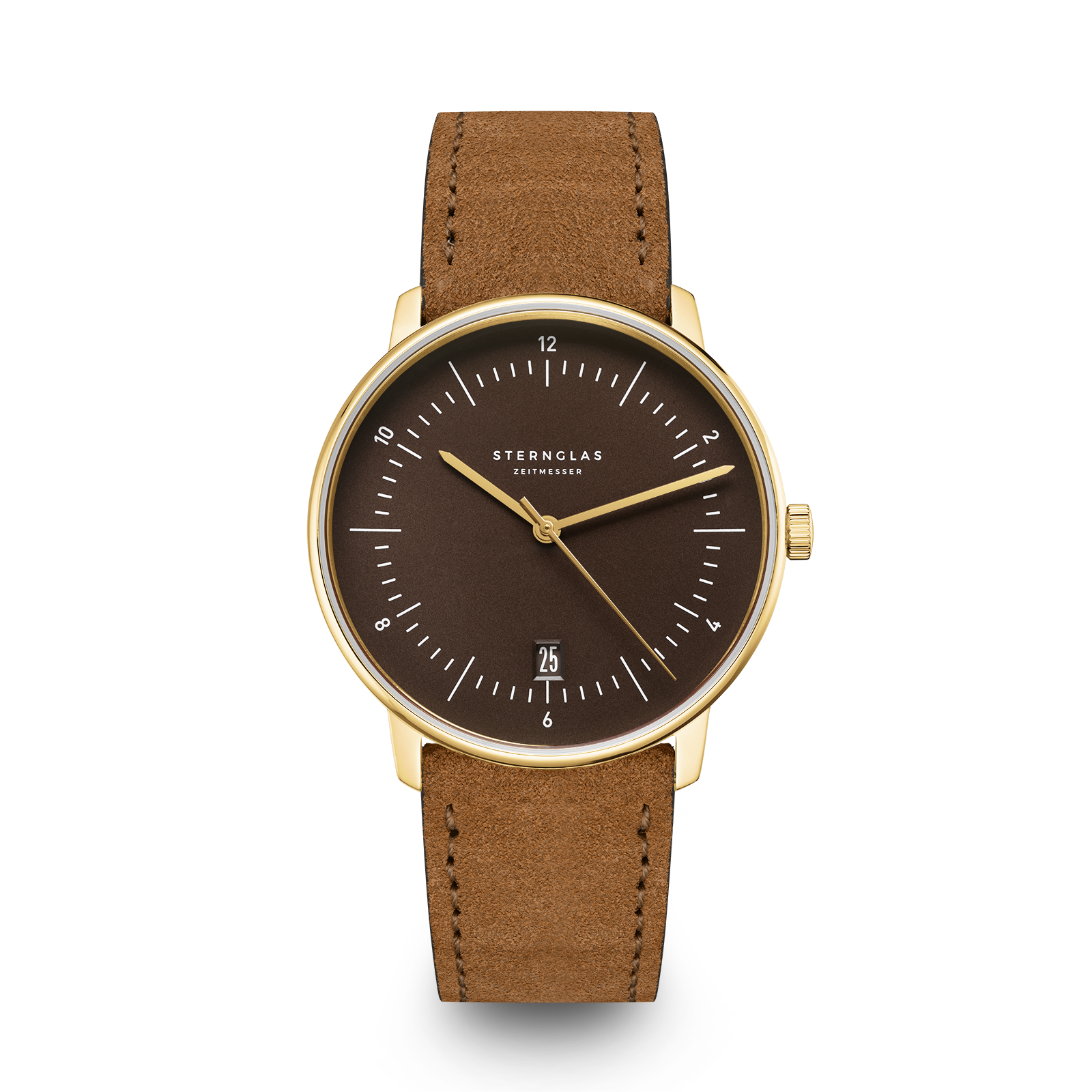 NAOS Edition Heritage dark brown gold / suede 20 brown gold (polished)