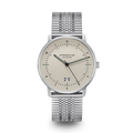 NAOS Big Date alabaster silver / SuperSlim 20 silver