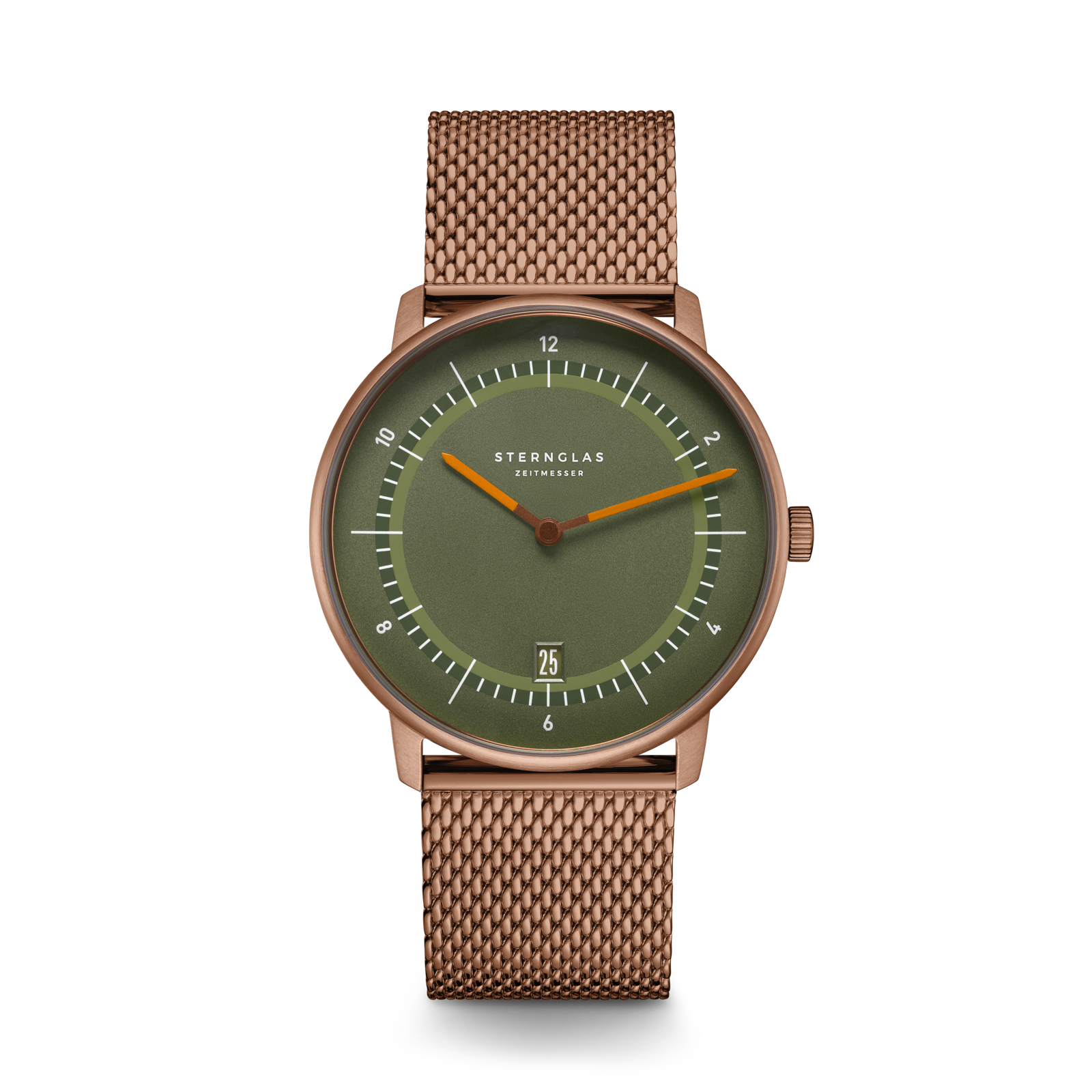 NAOS Edition 1905 dark green bronze / Milanaise 20 bronze