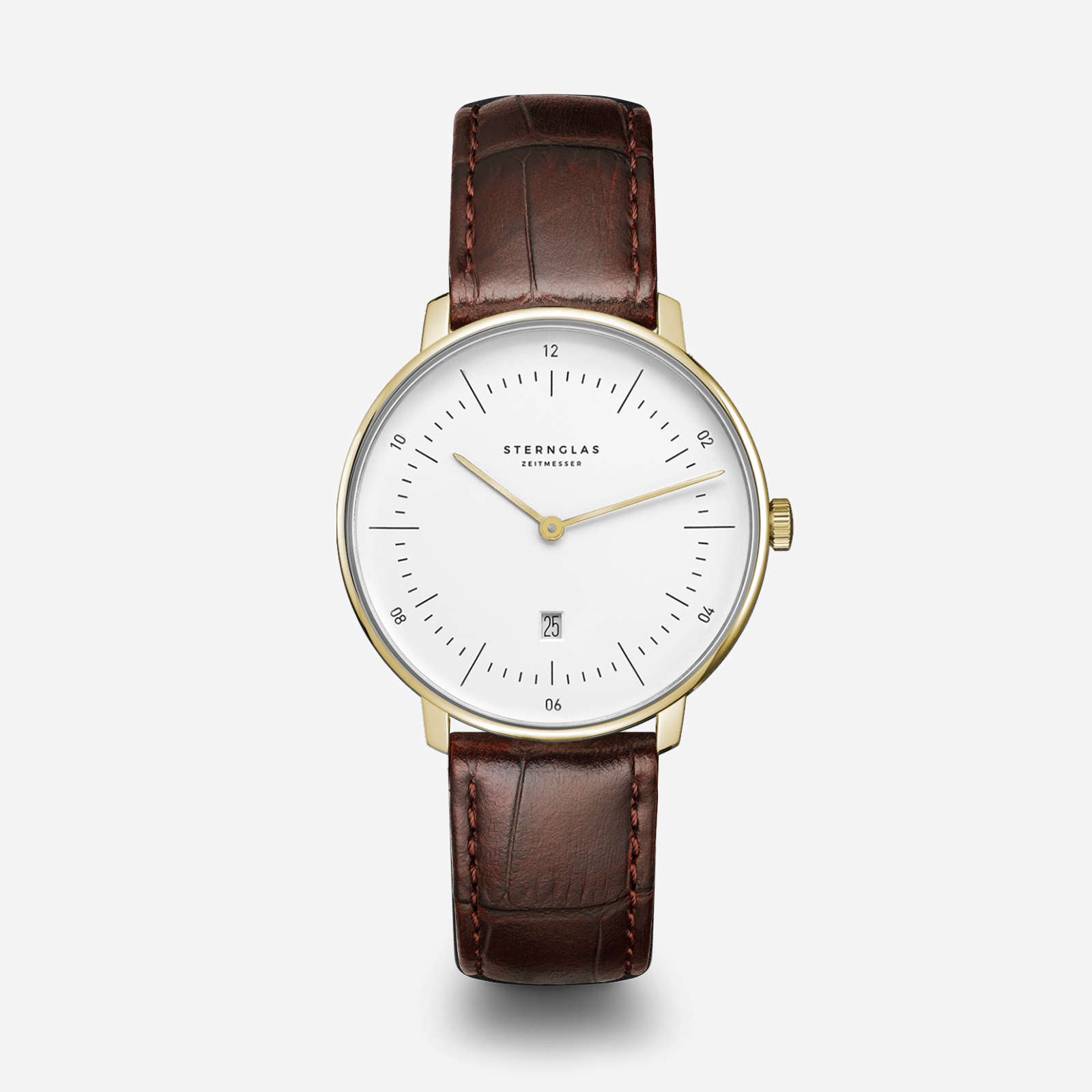 NAOS XS white gold / Noble cognac