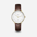 NAOS XS white gold / Noble cognac