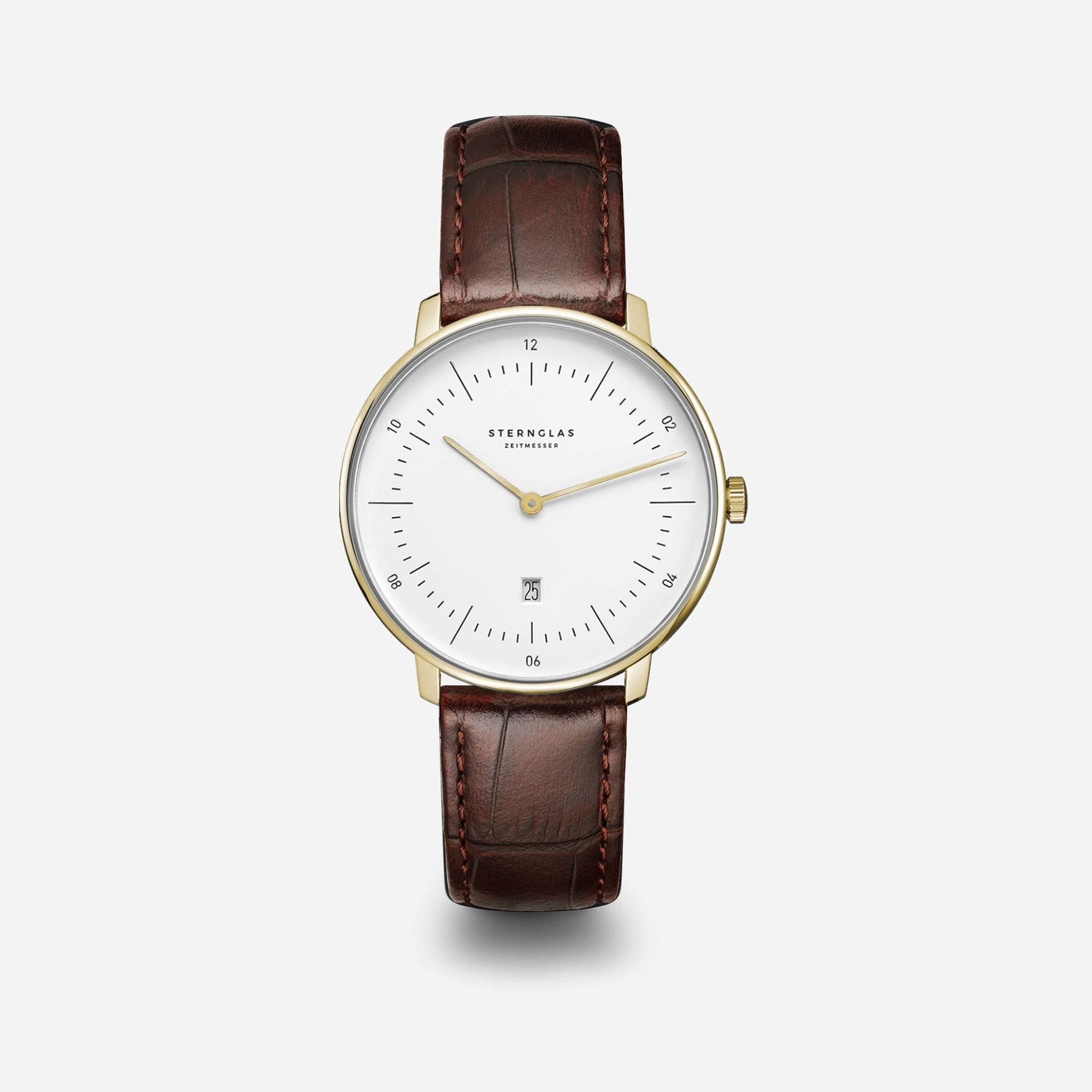 NAOS XS white gold / Noble cognac