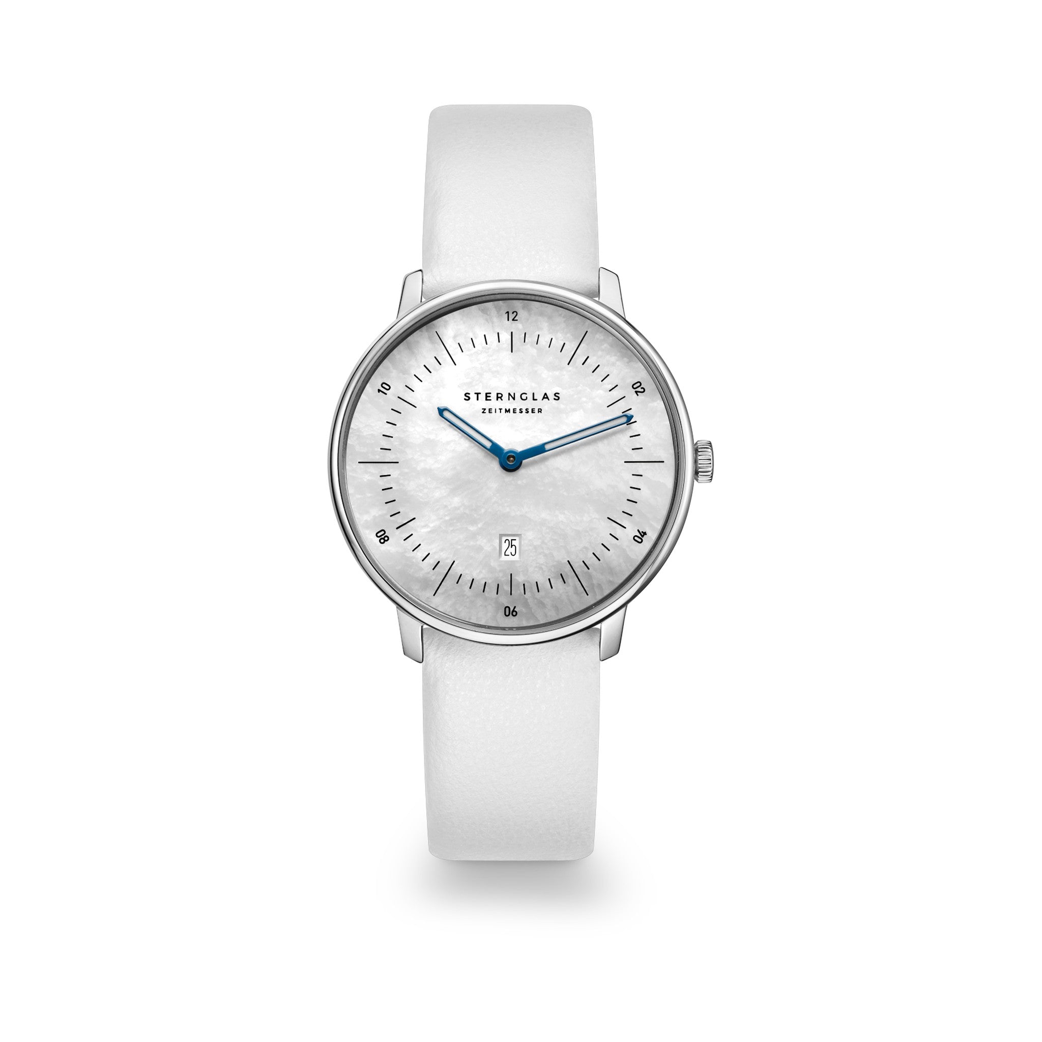 NAOS XS Edition mother of pearl  white silver /  Klassik 16 white