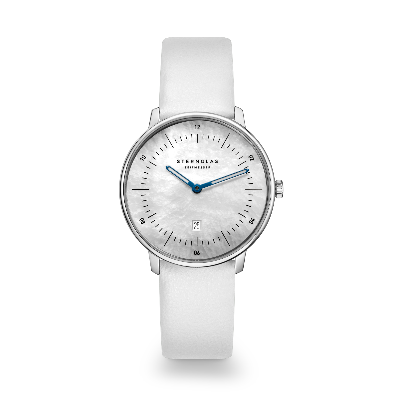 NAOS XS Edition mother of pearl  white silver /  Klassik 16 white