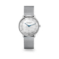 NAOS XS Edition mother of pearl  white silver / Milanaise 16 silver