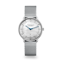 NAOS XS Edition mother of pearl  white silver / Milanaise 16 silver