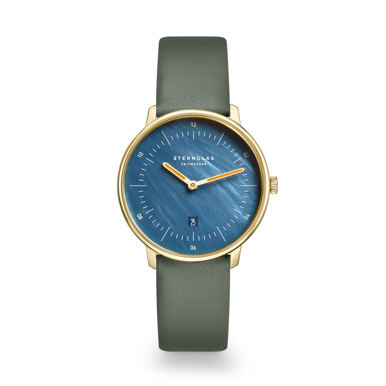 NAOS XS Edition mother of pearl dark blue gold / Klassik 16 salbei