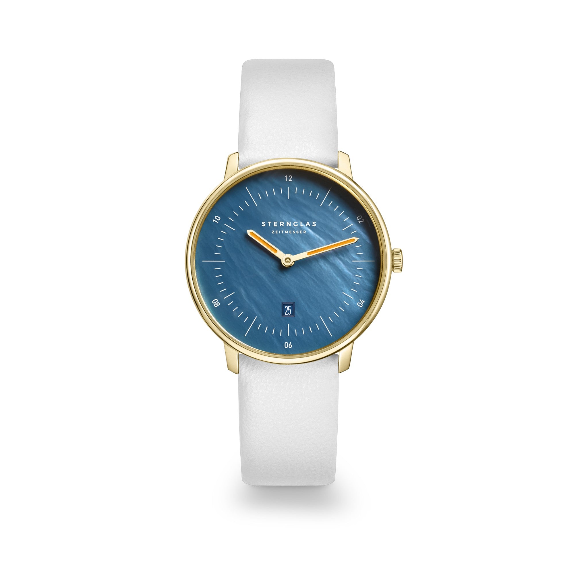 NAOS XS Edition mother of pearl dark blue gold / Klassik 16 white